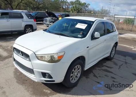 2011 Mitsubishi Outlander Sport Es z USA, uszkodzony, nr VIN JA4AP3AUXBZ014564